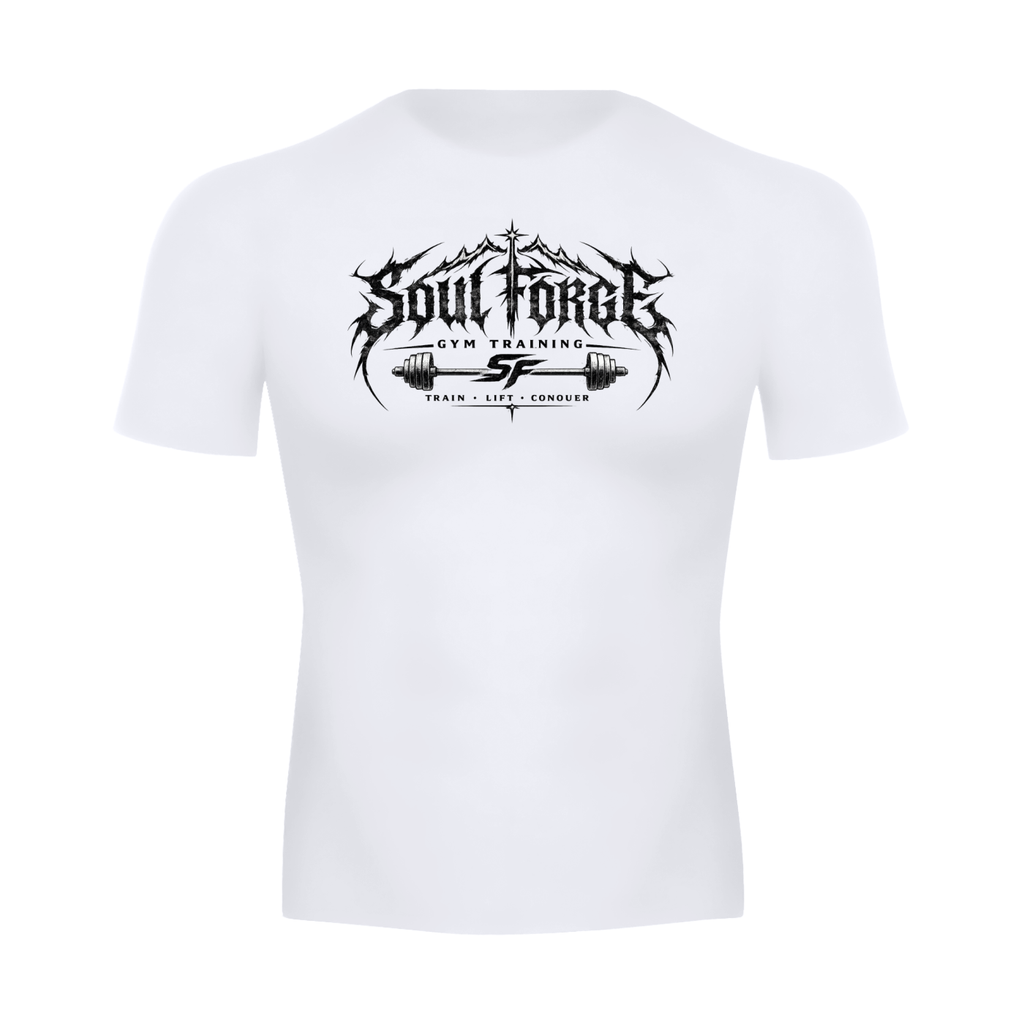 soul forge stay out of comfort zone compression shirt
